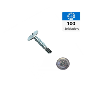 Tornillo Lenteja Punta Broca 8 x 1 1/2" 100 und
