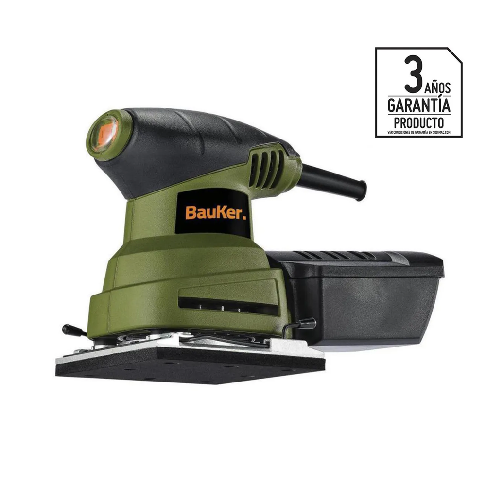Lijadora Palma orbital eléctrica 1/4" 220W Bauker