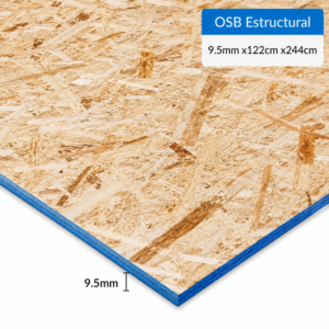 Osb Estructural 9,5mm – 1,22 x 2,44 mt