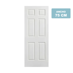 Puerta Interior Sinfonía HDF 75 CM Prepintada Blanco