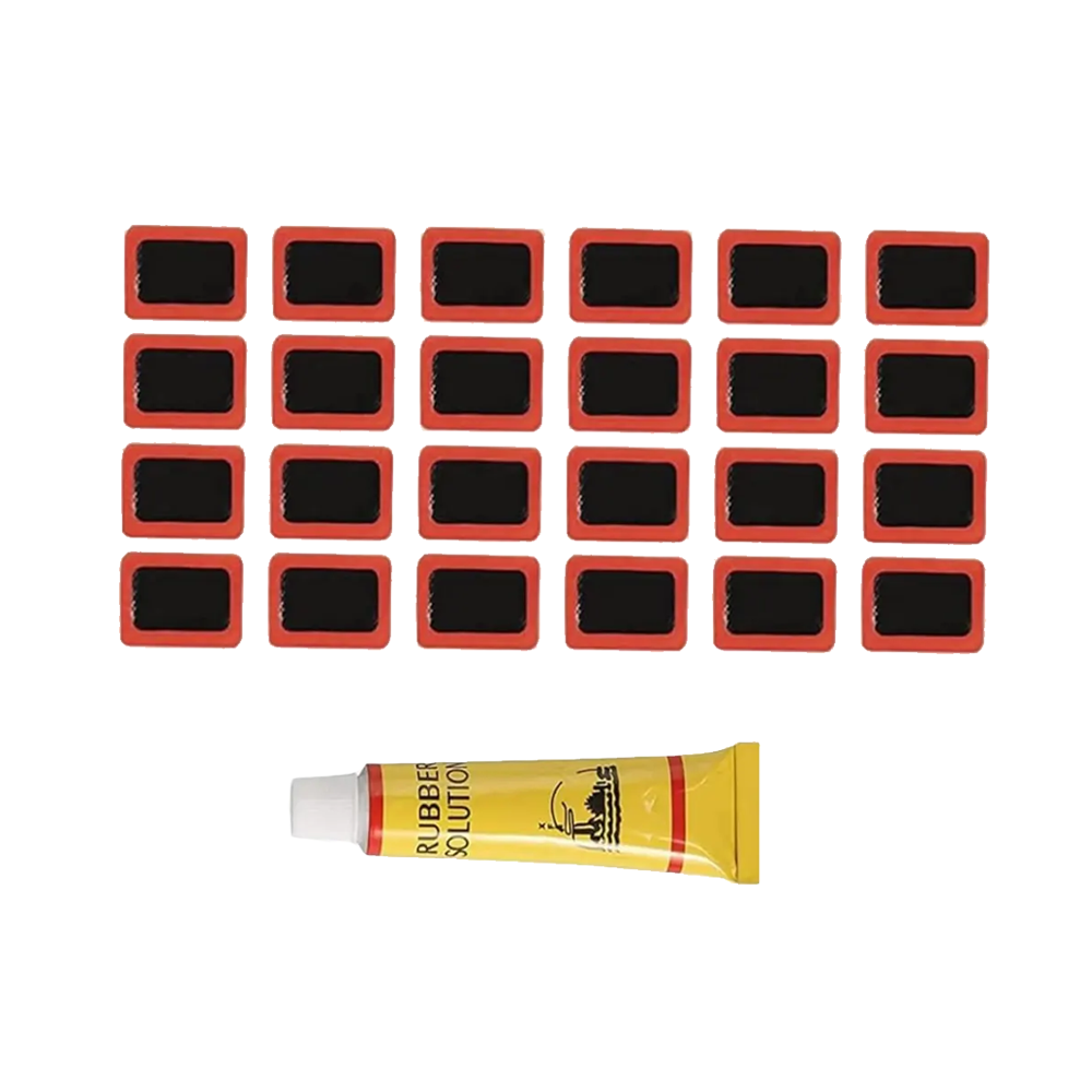 Caja De Parche 24 Unidades Para Neumático De Bicicleta