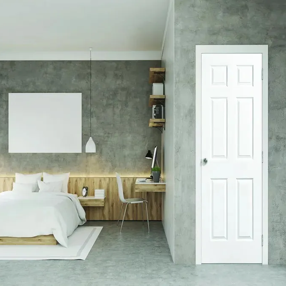 Puerta Interior Sinfonía HDF 70 CM Prepintada Blanco - Imagen 2