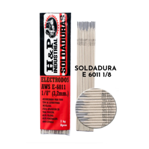 Electrodo SoldaDura 6011 1/8" Bolsa 1 Kilo H&P