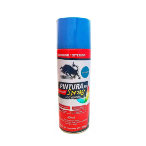 Pintura En Spray Uso General 400 ml Azul Toro Negro