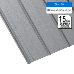 Plancha Zinc Aluminio 5V 0,35 x 895 x 3500 mm