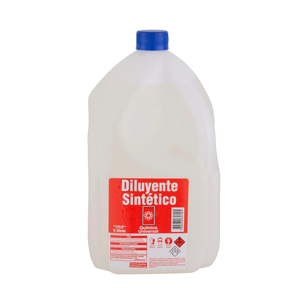 Diluyente Sintético 5 lt Química Universal