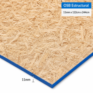 Osb Estructural 11mm – 1,22 x 2,44 mt