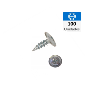 Tornillo Cabeza De Lenteja 8 X 1/2" Punta Fina 100 und